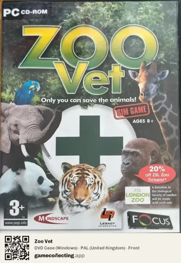 Zoo Vet Computer, United Kingdom box front