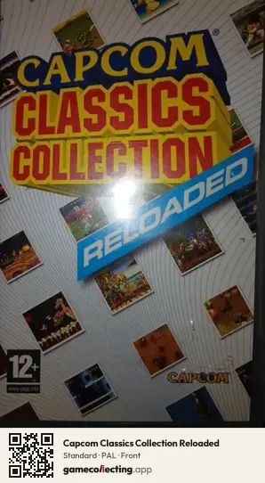 Capcom Classics Collection Reloaded PlayStation Portable, PAL box front
