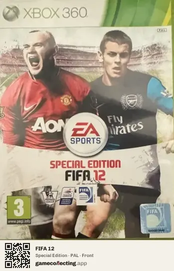 FIFA 12 Xbox 360, PAL box front