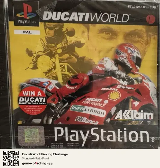 Ducati World Racing Challenge PlayStation, PAL box front