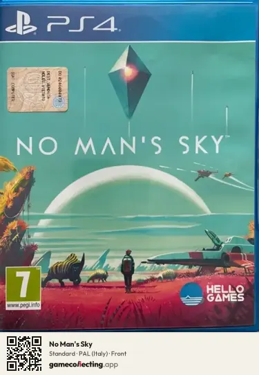 No Man's Sky PlayStation 4, Italy box front
