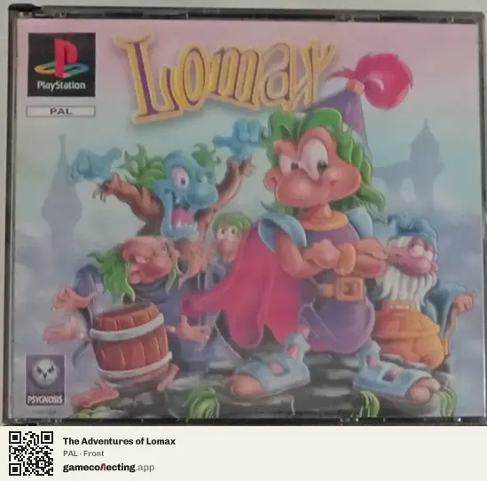 The Adventures of Lomax PlayStation, PAL box front
