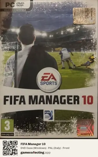FIFA Manager 10 Computer, Italy box front