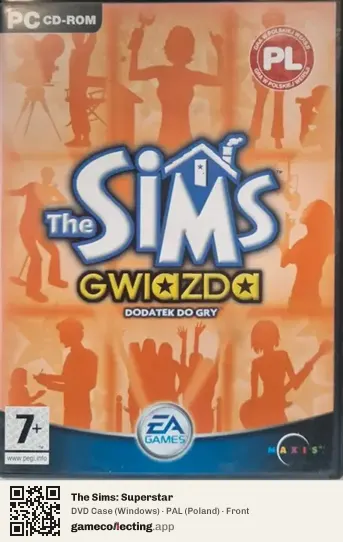 The Sims: Superstar Computer, Poland box front