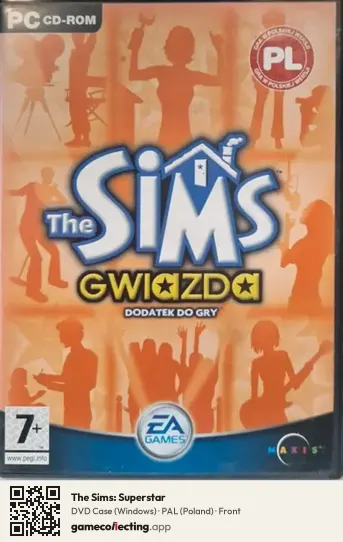The Sims: Superstar Computer, Poland box front