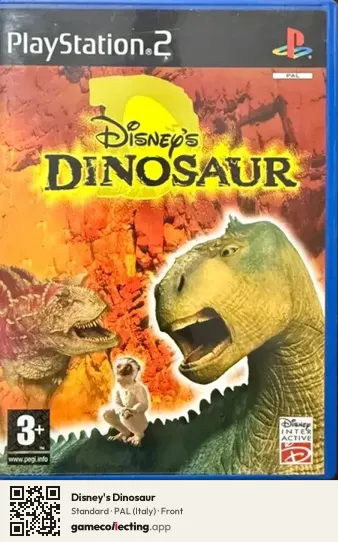 Disney's Dinosaur PlayStation 2, Italy box front