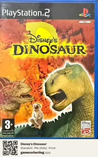 Disney's Dinosaur PlayStation 2, Italy box front