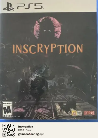 Inscryption PlayStation 5, NTSC box front