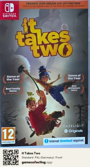 It Takes Two Nintendo Switch, Germany box front
