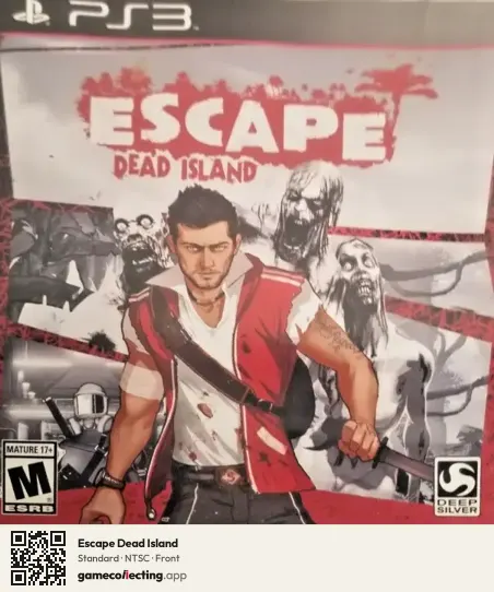 Escape Dead Island PlayStation 3, NTSC box front