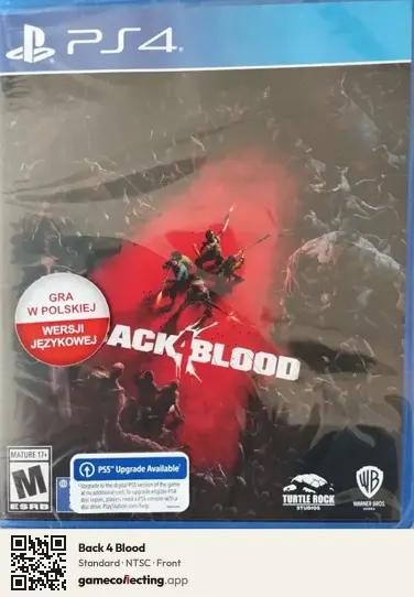 Back 4 Blood PlayStation 4, NTSC box front