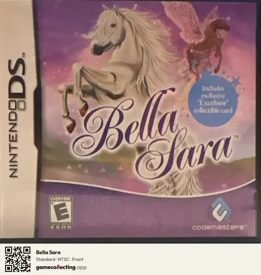 Bella Sara Nintendo DS, NTSC box front