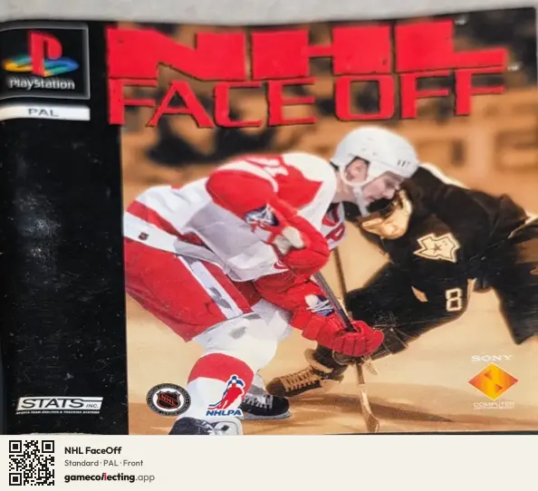 NHL FaceOff PlayStation, PAL box front