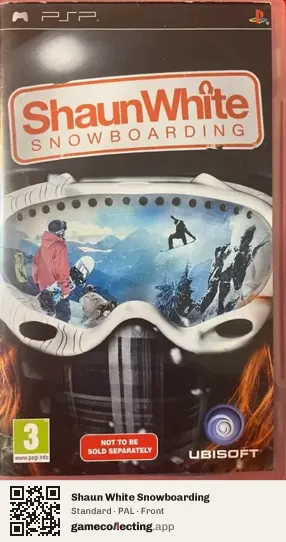Shaun White Snowboarding PlayStation Portable, PAL box front