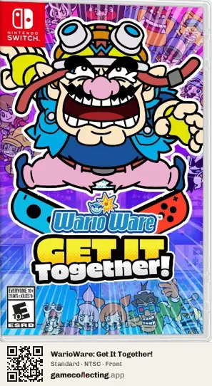 WarioWare: Get It Together! Nintendo Switch, NTSC box front