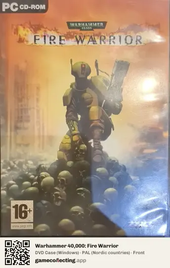 Warhammer 40,000: Fire Warrior Computer, Nordic countries box front