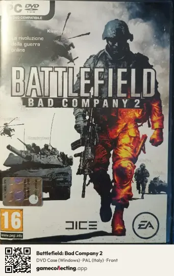 Battlefield: Bad Company 2 Computer, Italy box front