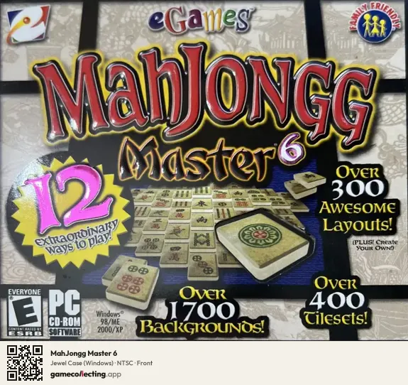 MahJongg Master 6 Computer, NTSC box front