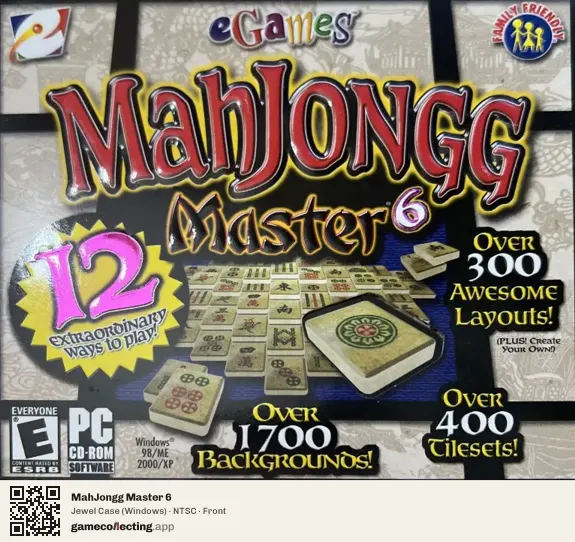 MahJongg Master 6 Computer, NTSC box front