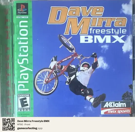 Dave Mirra Freestyle BMX PlayStation, NTSC box front