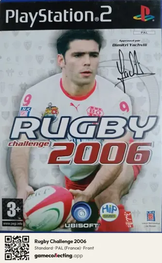 Rugby Challenge 2006 PlayStation 2, France box front