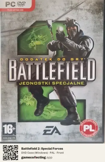 Battlefield 2: Special Forces Computer, PAL box front