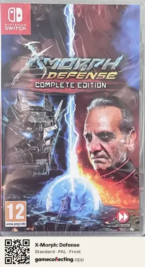 X-Morph: Defense Nintendo Switch, PAL box front