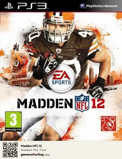 Madden NFL 12 PlayStation 3, PAL box front