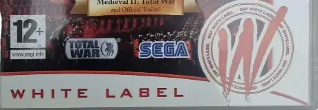 Rome: Total War, the PEGI square on its front
