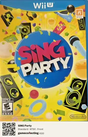 SiNG Party Nintendo Wii U, NTSC box front