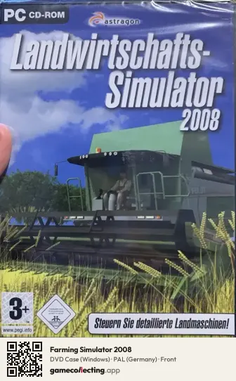 Farming Simulator 2008 Computer, Germany box front