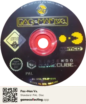Pac-Man Vs. Nintendo GameCube, PAL disc