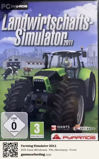 Farming Simulator 2011 Computer, Germany box front
