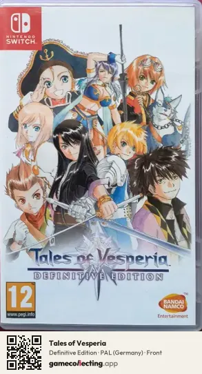 Tales of Vesperia Nintendo Switch, Germany box front