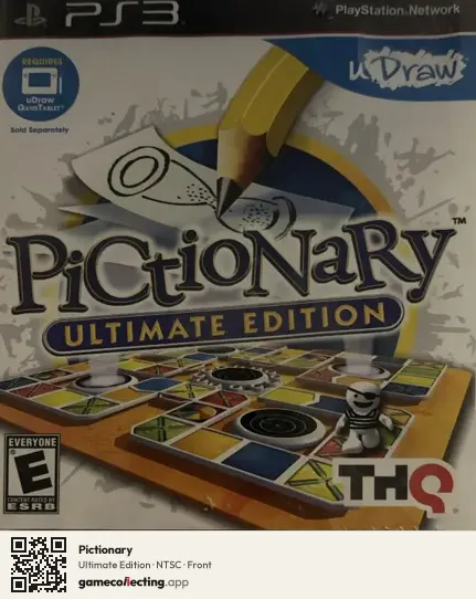 Pictionary PlayStation 3, NTSC box front