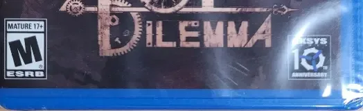 Zero Time Dilemma, the ESRB box on its front