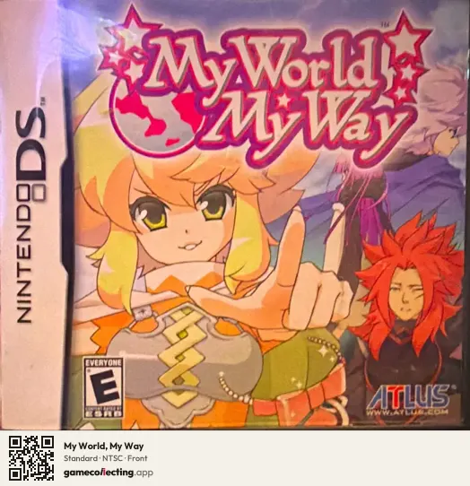 My World, My Way Nintendo DS, NTSC box front
