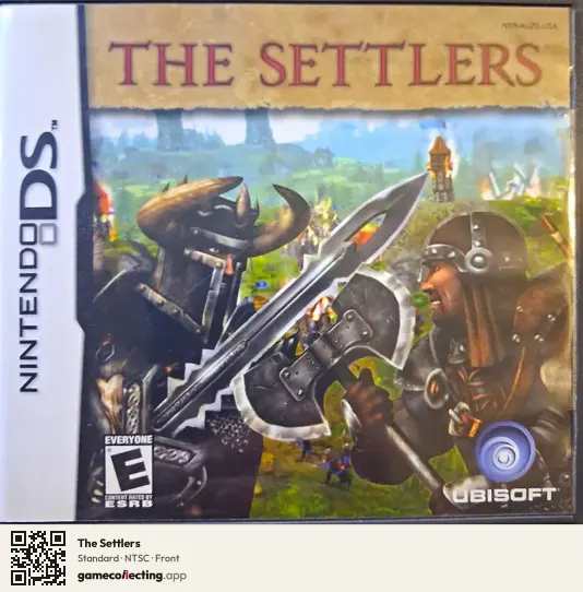 The Settlers Nintendo DS, NTSC box front