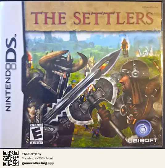 The Settlers Nintendo DS, NTSC box front