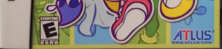 Puyo Pop Fever, the ESRB box on its front