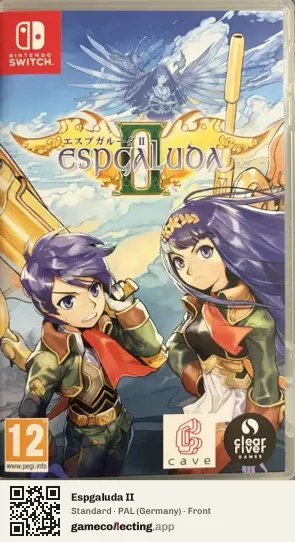 Espgaluda II Nintendo Switch, Germany box front