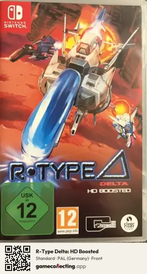 R-Type Delta: HD Boosted Nintendo Switch, Germany box front