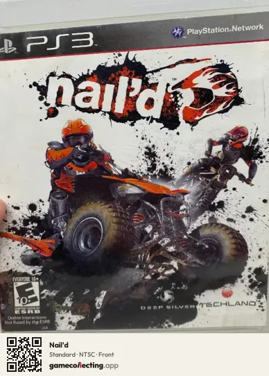 Nail'd PlayStation 3, NTSC box front