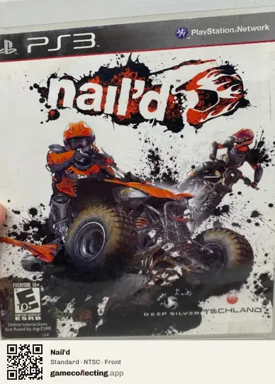 Nail'd PlayStation 3, NTSC box front