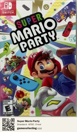 Super Mario Party Nintendo Switch, NTSC box front