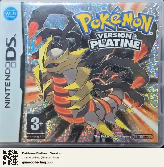 Pokémon Platinum Version Nintendo DS, France box front