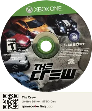 The Crew Xbox One, NTSC disc