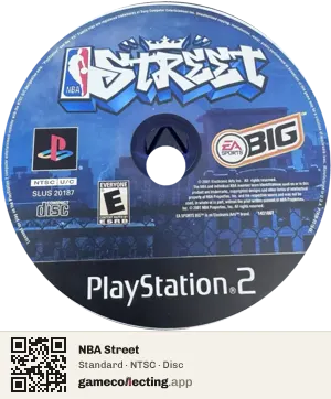 NBA Street PlayStation 2, NTSC disc