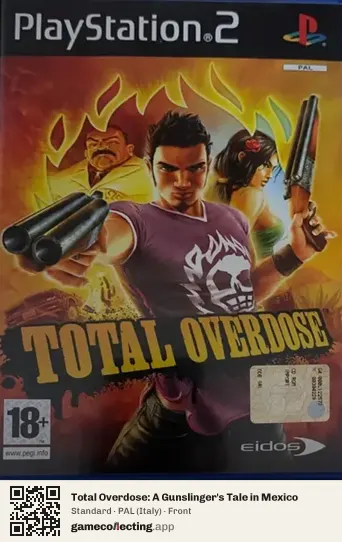 Total Overdose: A Gunslinger's Tale in Mexico PlayStation 2, Italy box front