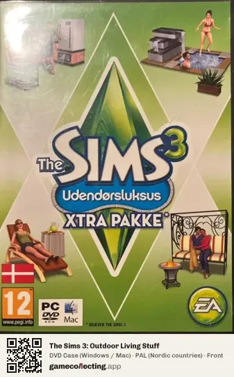 The Sims 3: Outdoor Living Stuff Computer, Nordic countries box front